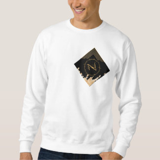 Gold T-Shirt Design Lång Ärmad Tröja
