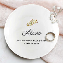Gold Track & Field Cross Country Graduation Custom