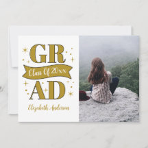 Gold & White Graduation