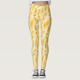 Gold Yellow Honey  Leggings