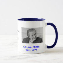 Golda Meir*, Israel mugg