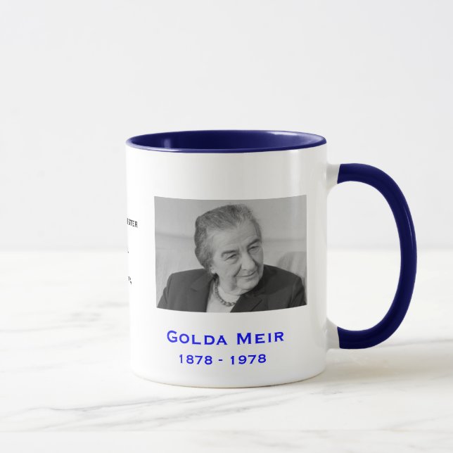 Golda Meir*, Israel mugg (Höger)