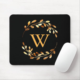 Goldel Blommigt Monogram Musmatta