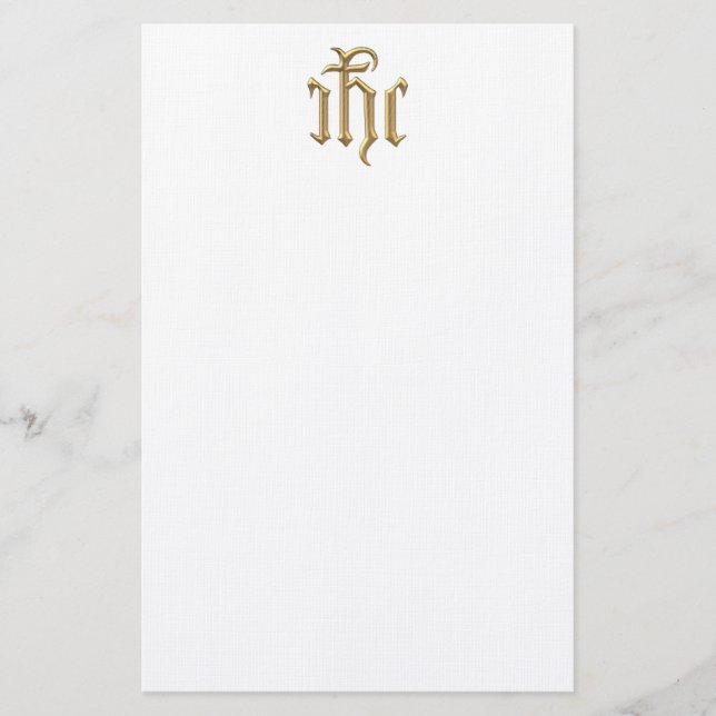 Golden "3-D" IHC Brevpapper (Framsida)