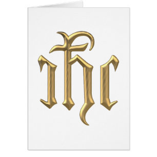 Golden "3-D" IHC Hälsningskort