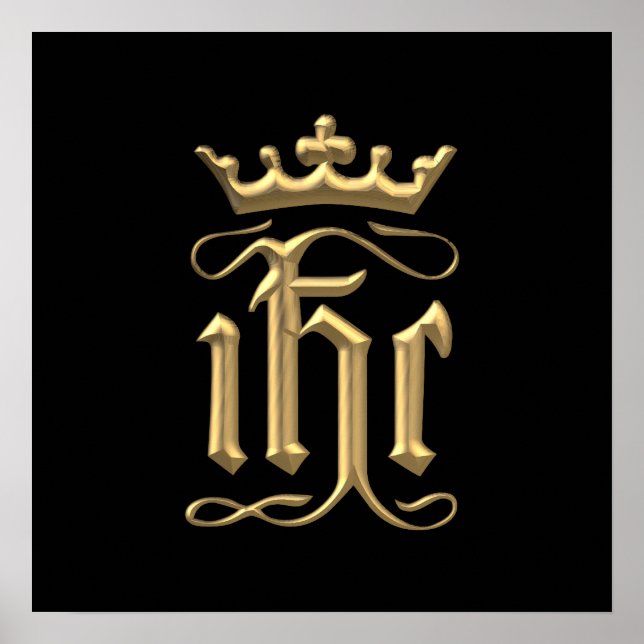 Golden "3-D" IHC med Krona Poster (Framsidan)