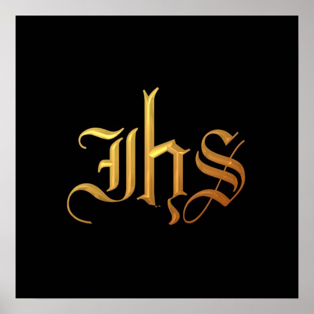 Golden ’3-D’ IHS Poster (Framsidan)