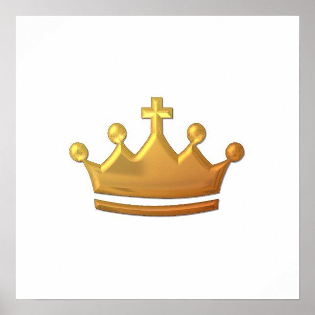 Golden "3-D" Krona Poster (Framsidan)