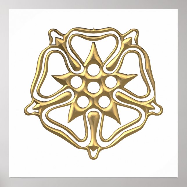 Golden "3-D" Ro-symbol Poster (Framsidan)