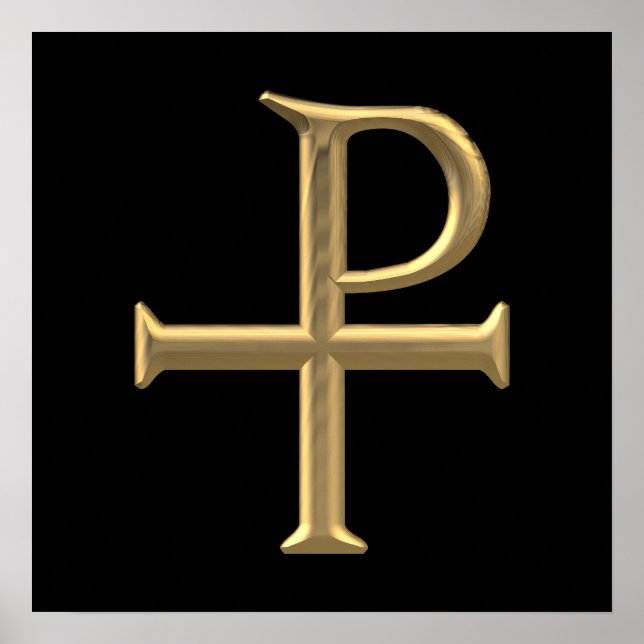 Golden "3-D" Tau-Rho Poster (Framsidan)