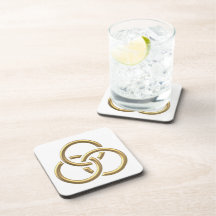 Golden "3-D" Trinity Ringar