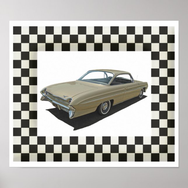 Golden 61 Oldsmobile Poster (Framsidan)