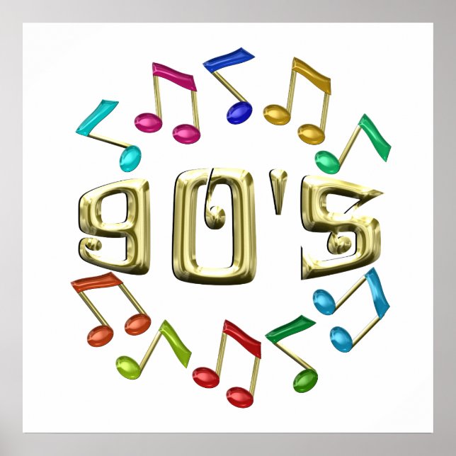 GOLDEN 90-talet Poster (Framsidan)