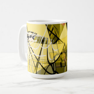 Golden Abstract Coffee Mug Kaffemugg