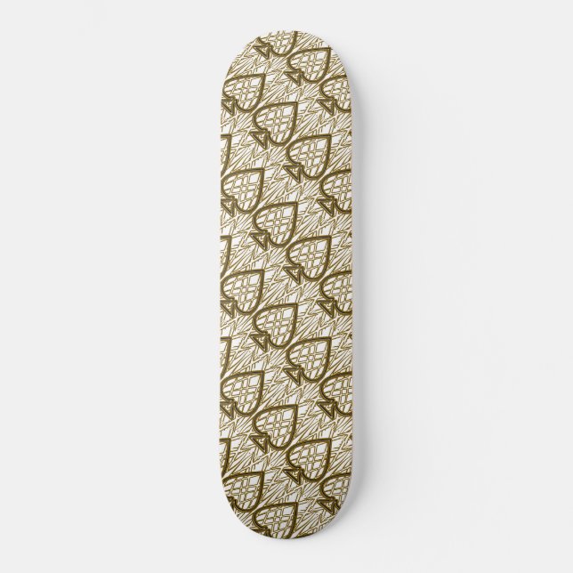 Golden ACE ticket Mini Skateboard Bräda 18,5 Cm (Framsida)