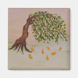 Golden Aeftermiddags-magnet Magnet