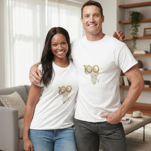 Golden Africa Centennial Legacy - 100 år av henne T Shirt