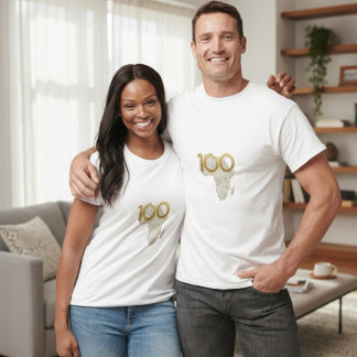 Golden Africa Centennial Legacy - 100 år av henne T Shirt
