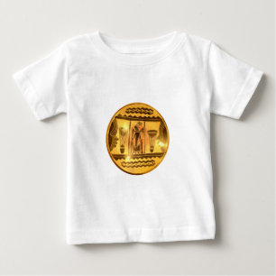 Golden African Ethnic Art Print Design Tee Shirt