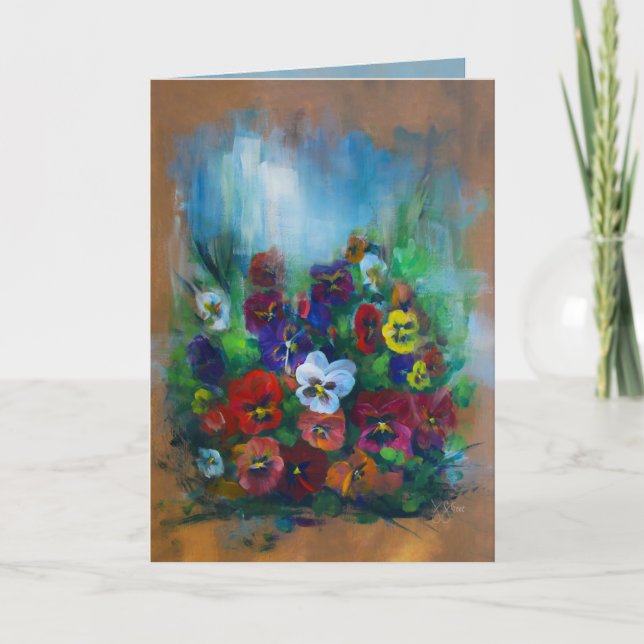 Golden Aftermidpaneler Tack Kort (Framsida)