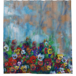 Golden Afternoon Pansies by Jason Street