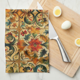 Golden Age Botanical Kökshandduk