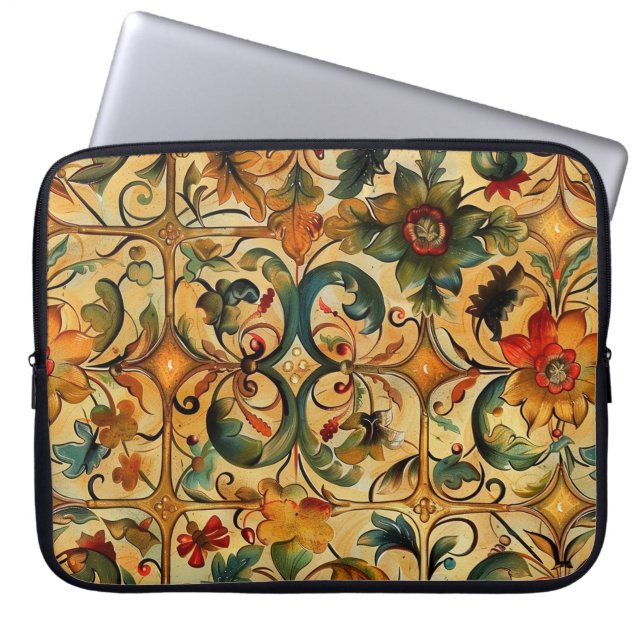 Golden Age Botanical Laptop Fodral (Framsidan)