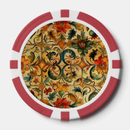 Golden Age Botanical Poker Marker