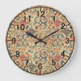 Golden Age Botanical Stor Klocka