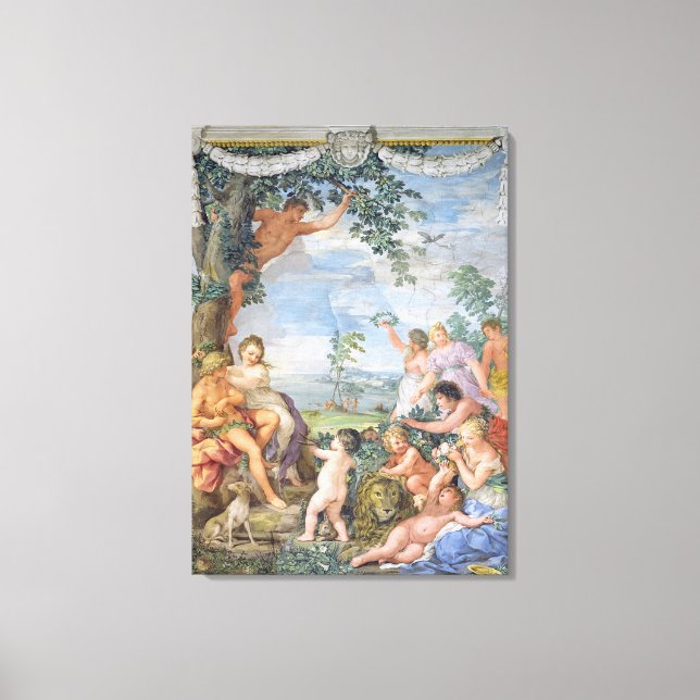 Golden Age (fresco) Canvastryck (Framsida)