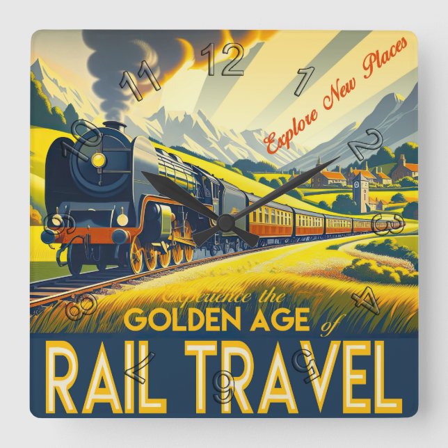 Golden Age Fyrkantig Klocka (Framsida)