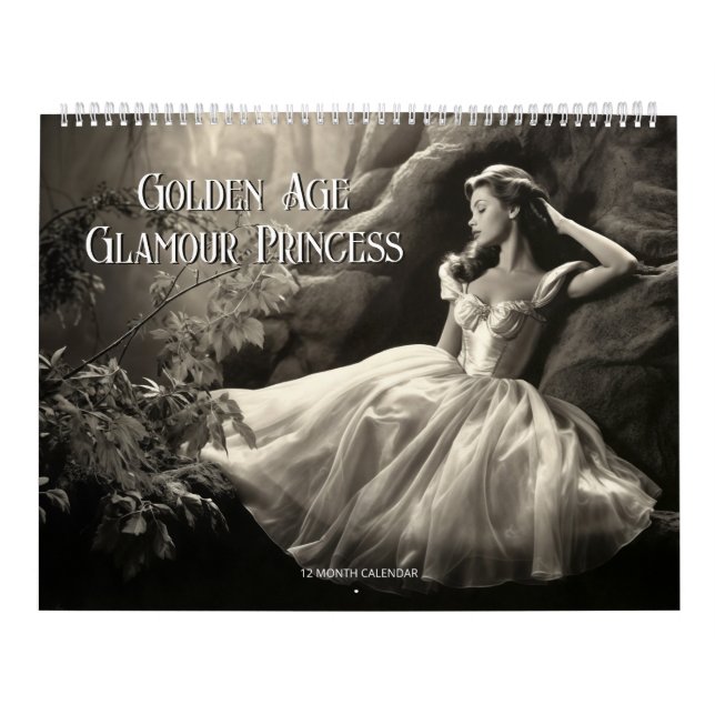 Golden Age Glamor Princess Kalender (Omslag)