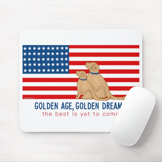 Golden Age, Golden Dreams Car Magnet Musmatta (Med mus)