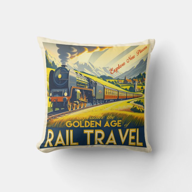 Golden Age - gränsad Kudde (Framsida)