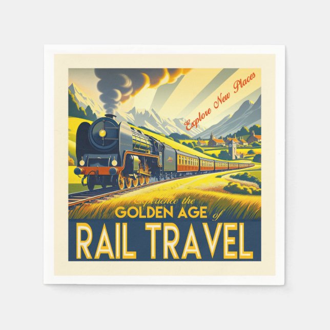 Golden Age - gränsad Pappersservett (Framsidan)