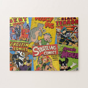 "Golden Age Tecknads Covers" Jigszawa Puzzle Pussel