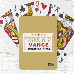 Golden Age Trump Vance America First Casinokort