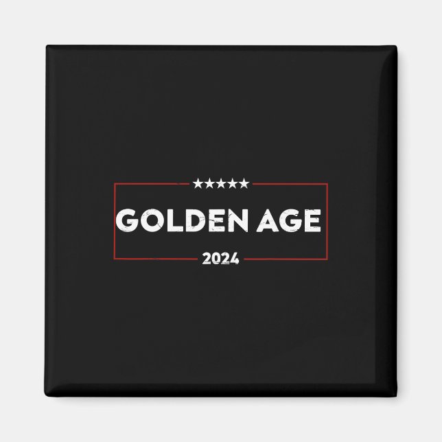 Golden Age Trump Wins 2024 Magnet (Framsidan)