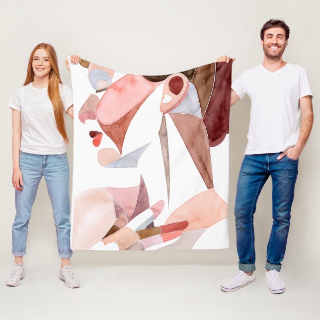 Golden Age Woman Fleecefilt (På plats)