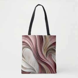 Golden Air – Rose Champagne Flowing Abstract Tygkasse