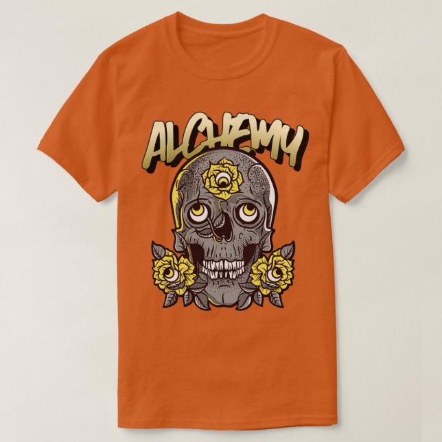 Golden Alchemy 2 T Shirt (Design framsida)