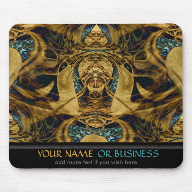 GOLDEN ALUNA Anpassade Mousepad Musmatta (Framsidan)