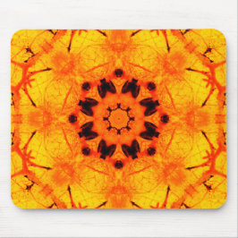 Golden Amber Mandala Art Musmatta