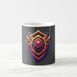 Golden Amethyst Emblem Kaffemugg