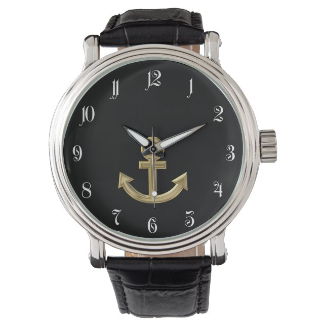 Golden anchor armbandsur (Framsida)