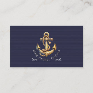 Golden Anchor Business Card Visitkort