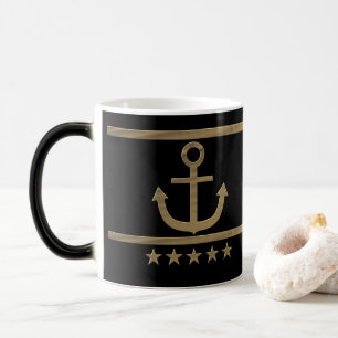 Golden Anchor, symboler för kärlek . Magisk Mugg