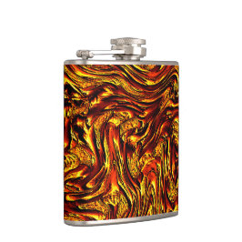 Golden and coral eller vivid red struktur fickplunta