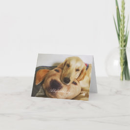 Golden and golden blank card kort