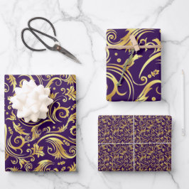 Golden and Royal Lila Rulla